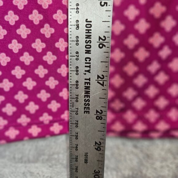 Lane Bryant Womens 22/24 Pink Top Ruched Skirt Set flowy stretchy vacation fun - Picture 9 of 15